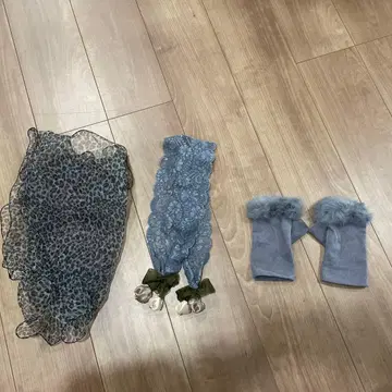 귀도리 스톨 장갑 세트