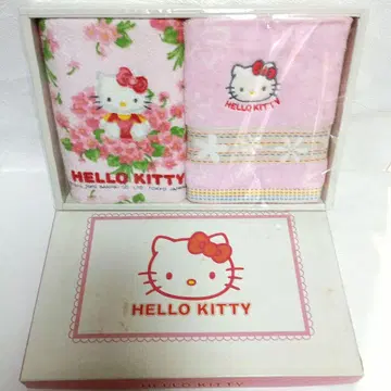 헬로키티 핸드 타월 기프트 세트 레트로