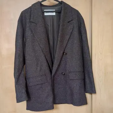 BABYLONE 울 실크 더블 자켓