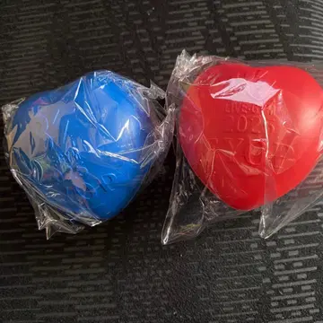 B'z FYOP 가챠 릴렉세이션 하트 파랑 빨간색 세트