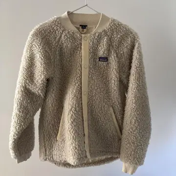 patagonia 보아 자켓 키즈 XL 크림색