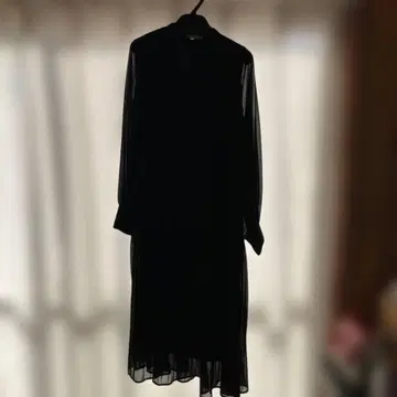 택 포함 새상품 블랙 원피스 긴팔 index