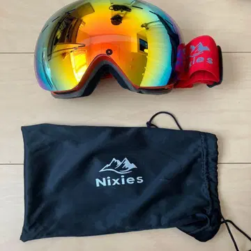 Nixies 미러 렌즈 고글 수납 봉투 포함