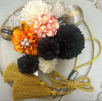 성인식 졸업식 시치고산 사전 촬영 머리 장식