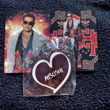 즉시 구매 EXILE ATSUSHI 라메 네임 키링 포토 카드 세트
