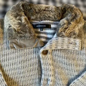 아바하우스 퍼 포함 스웨터