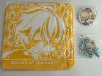 종말의 세라프 미카엘라 미니 손수건. 캔뱃지. 키링