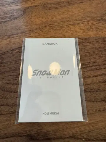 Snow Man 팝업 방콕 무카이 코지 트레이딩 카드