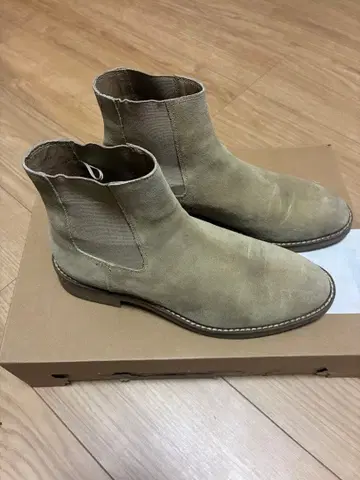 ZARA 자라 스웨이드 첼시 부츠