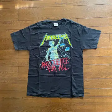 00s Metallica Y2K 골든 사이즈 저스틴 비버 착용