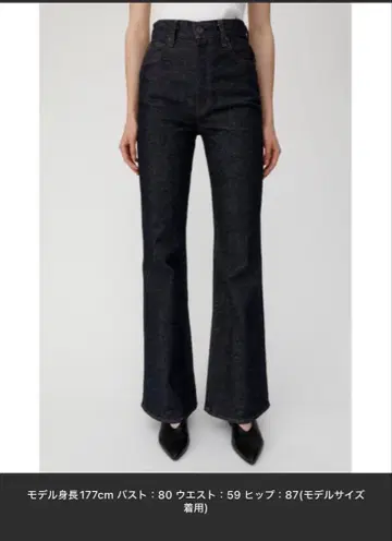 MOUSSY mvs flare 23 데님 길이 주의