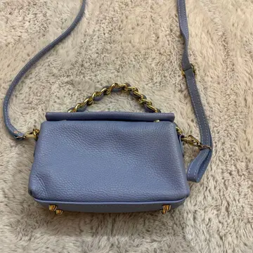 라이트 블루 미니 숄더백