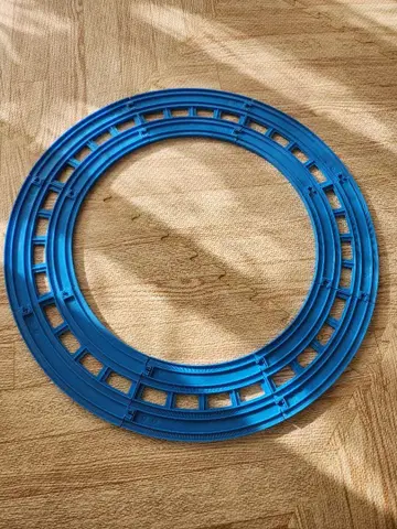 프라레일 파란색 원형 레일