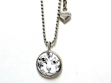 MOSCHINO 모스키노 고양이 목걸이 빈티지