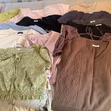 캐주얼 상의 세트 다색