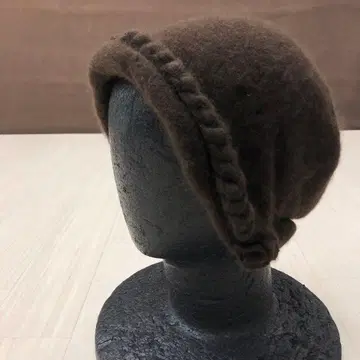 문배트 캐시미어 100% 니트 모자 비니 브라운 여성용