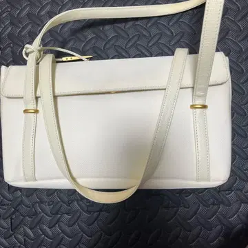 마리끌레르 화이트 핸드백