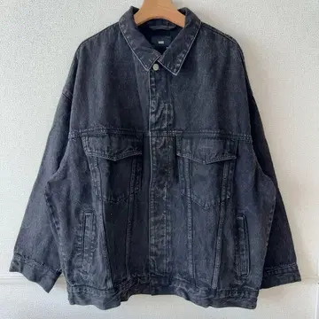 HARE 블랙 데님 자켓 S