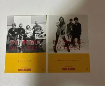 SUPER BEAVER 타워 레코드 특전 스티커 스마트폰 사이즈 스티커