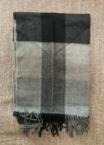Paul Smith 블록 체크 캐시미어 머플러