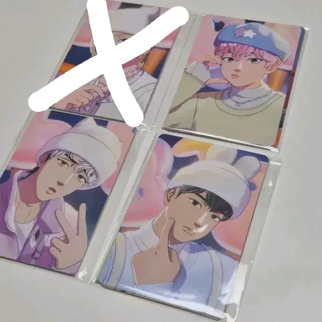 플레이브 플뿌우 인형앨범 포카만 3장 일괄 (멤버별)