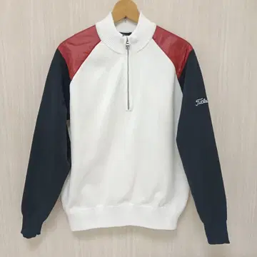 Titleist 골프웨어 하프 지퍼 니트