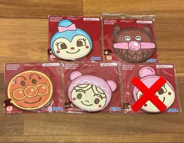 호빵맨 뮤지엄 코스터 4개 세트 러버 호빵맨 빵