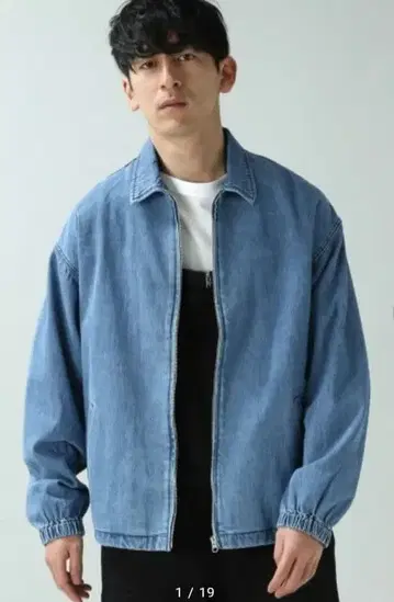 RAGEBLUE 데님 ZIP 블루종 블루 L 사이즈 G 레이지블루