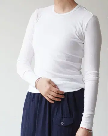 고쉬 수피마 캐시미어 플라이 크루넥 화이트