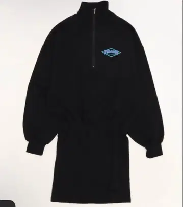 THRASHER 하프 지퍼 미니 원피스 jouetie 무라사키 스포츠