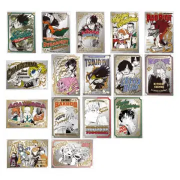 히로아카 원화전 펍 거울풍 아크릴 스티커 컬렉션 전종 세트 컴프