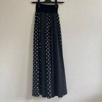 야마다야 새상품 택 포함 FENNEL 도트 무늬 롱 스커트 프리 사이즈