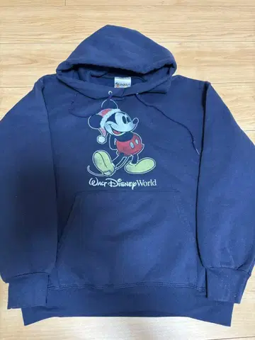 월트디즈니 월드 미키 후드티 사이즈 M 구제 의류 빈티지