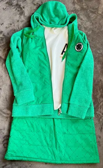 adidas 셋업 후드 부착 아우터, 스커트, 이너 3세트