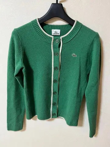 LACOSTE 그린 가디건