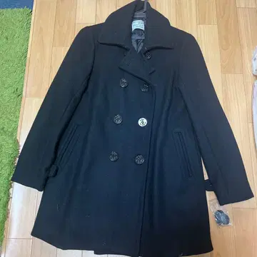 URBAN RESEARCH DOORS 블랙 피 코트