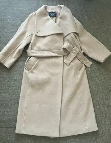 SNIDEL 베이지 롱 코트 사이즈 1 캐시미어 블렌드