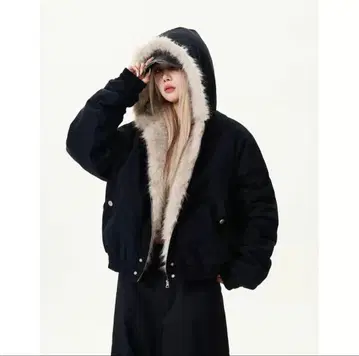 MaxDstr fur jumper jacket Y2K 퍼 자켓