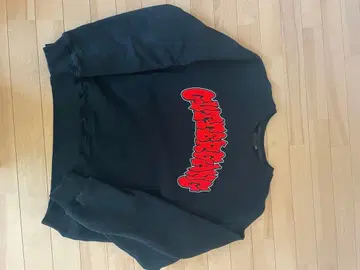 그래픽 프린트 맨투맨 M 블랙