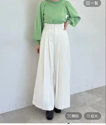 미스티우먼 라메 하이넥 니트 풀오버