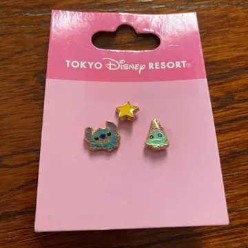 초레어 TDR 스티치 스크램프 귀걸이 도쿄 디즈니 리조트