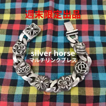 레어 silver horse 실버 호스 멀티 링크 팔찌