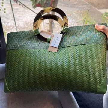 그린 바스켓백 아크릴 핸들