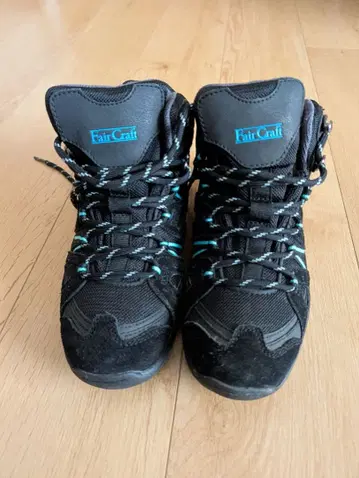 Fair Craft 등산화 블랙/파랑 박스 포함