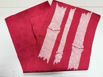 S8 일본 의류 기모노 오비 순수 실크  나고야 오비 새상품급