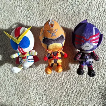 젠카이저 츠카이저 스테이시저 봉제 인형 3체 세트