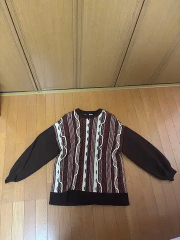 kutir 기하학 패턴 니트 스웨터