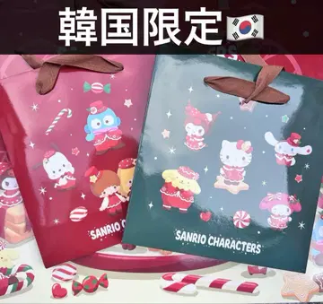 한국 한정판 종이 봉투 스위트 홀리데이 팝업 크리스마스 성수 소울