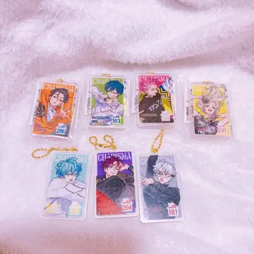 카리스마 아크릴 도미노 키링 컴플리트 아크릴 키링