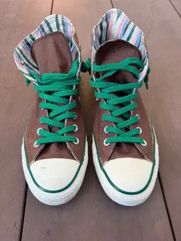 Converse 하이컷 스니커즈 브라운